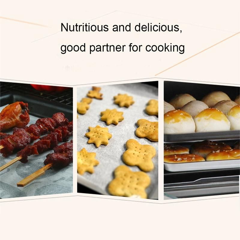 100Pcs Non Sticky Baking Paper Bread Snack Steamer Air