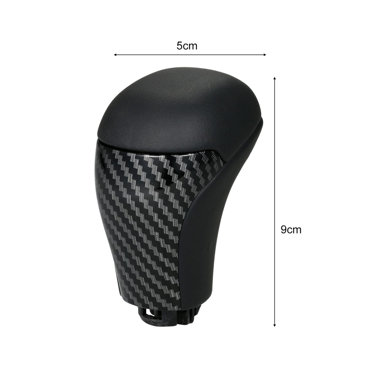 Automatic Shift Knob, Black Wood Grain Car Gear Shift Knot