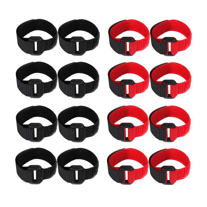 16pcs No-Crow Rooster Collar No Crow Noise Neck Belt For Roosters Red