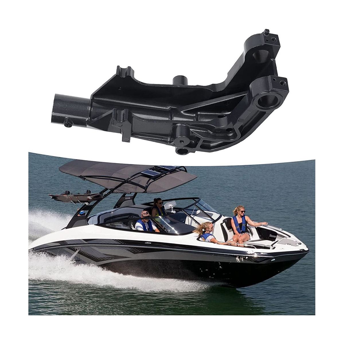 63V-43311 Swivel Bracket Rotary for Yamaha Outboard Motor Parts 2T 99 15Hp Parsun 63V Model 63V-43311-03-4D