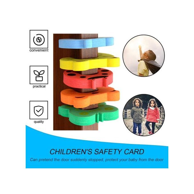 Baby Child Proofing Door Stoppers Finger Safety Guard Ran-dom