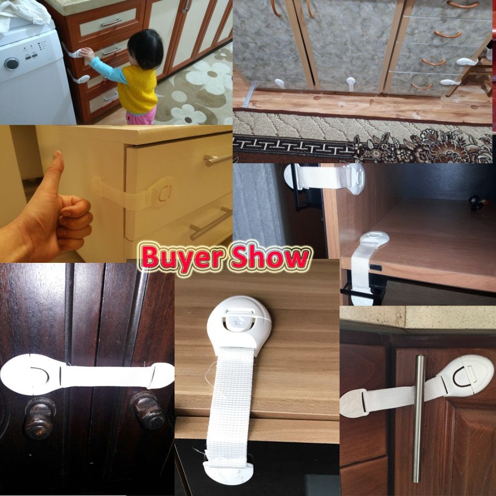 Safety Locks Cabinet Door Drawers Refrigerator 1 (10 Pcs)