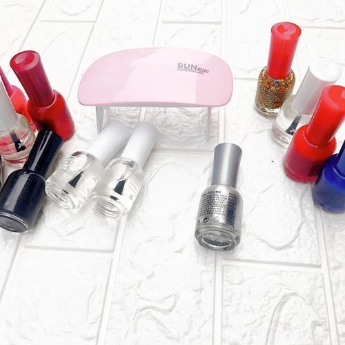 6W MINI UV LAMP NAIL GEL DRIER WITH FREE NAIL POLISH