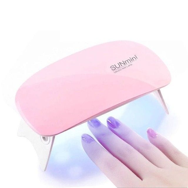 6W MINI UV LAMP NAIL GEL DRIER WITH FREE NAIL POLISH