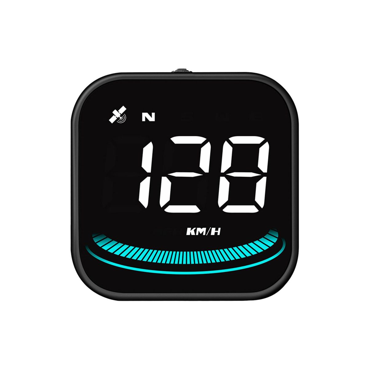 Smart Head-Up Display, Universal Car GPS Head-Up Display with Displays Speed, Compass, Number of Satellites, Kilometer Mile Toggle and More