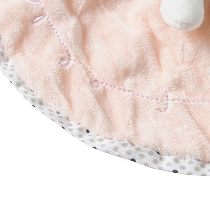 Baby Bunny  Blanket Plush Comforter Sleep Stuffed Toy Pink