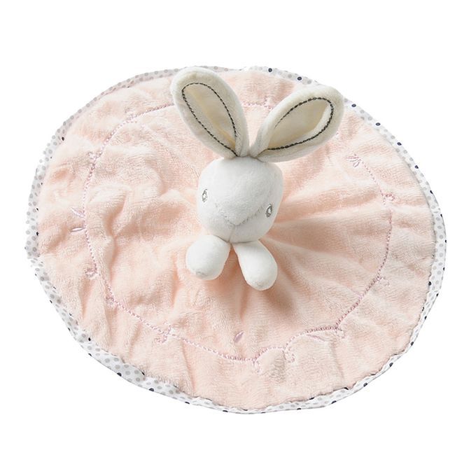 Baby Bunny  Blanket Plush Comforter Sleep Stuffed Toy Pink