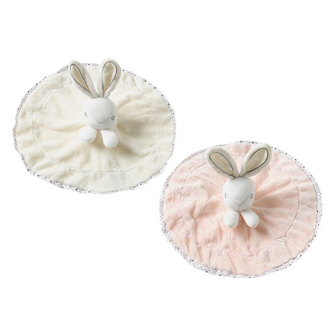 Baby Bunny  Blanket Plush Comforter Sleep Stuffed Toy Pink