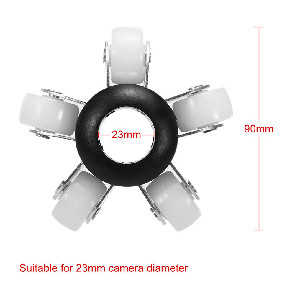 90mm Guide Wheels Protective Cover For 23mm Pipe Sewer