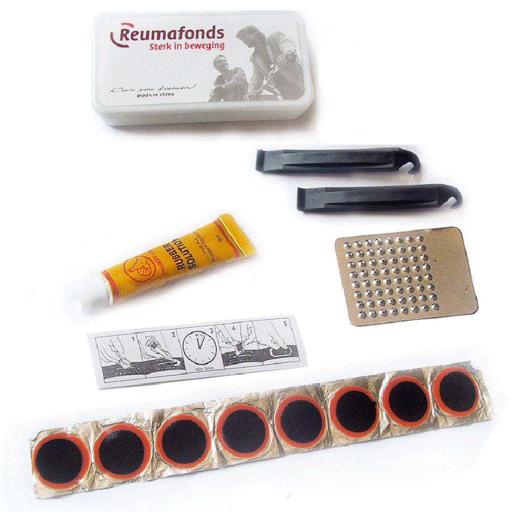 Portable Bicycle Tire Repair Kits Tools Cycling Flat Tire Repair Rubber Patch  Lever Set Tire Fix