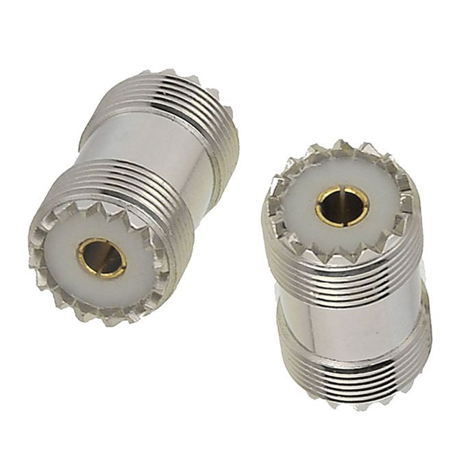 UHF Female To UHF Female Coax Cable Adapter RF UHF S0-239 Connector