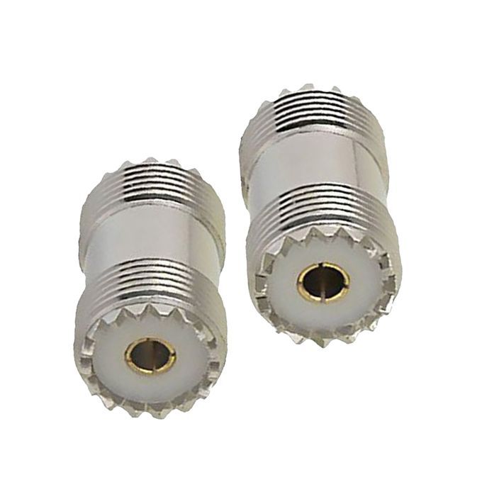 UHF Female To UHF Female Coax Cable Adapter RF UHF S0-239 Connector