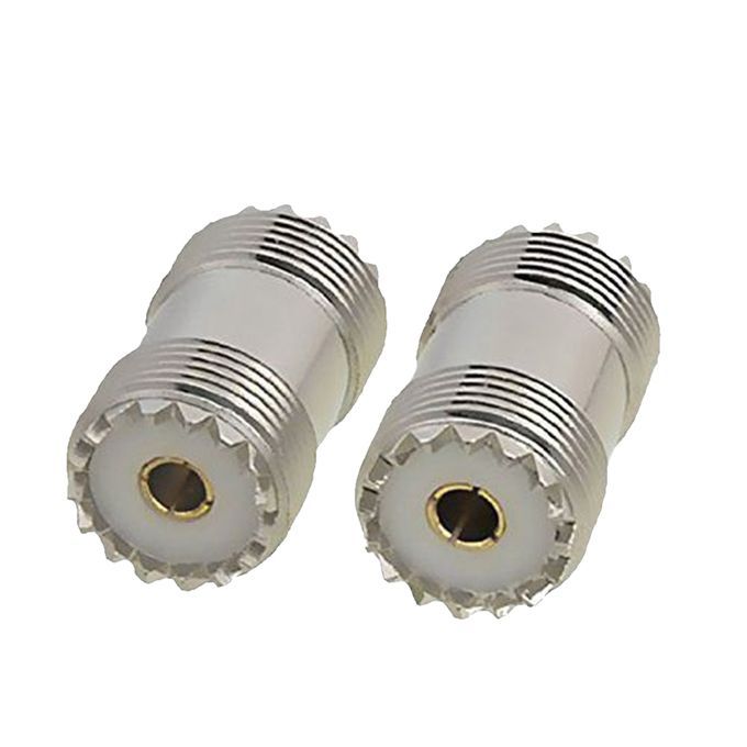UHF Female To UHF Female Coax Cable Adapter RF UHF S0-239 Connector