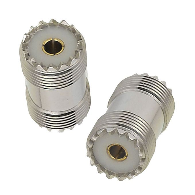 UHF Female To UHF Female Coax Cable Adapter RF UHF S0-239 Connector