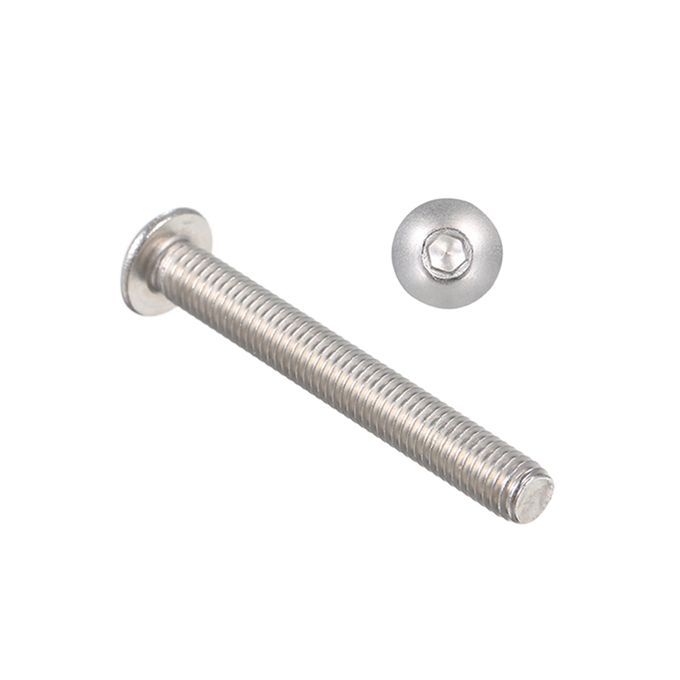 A2 IS07380 304 Stainless Steel Hex Screw Socket Button