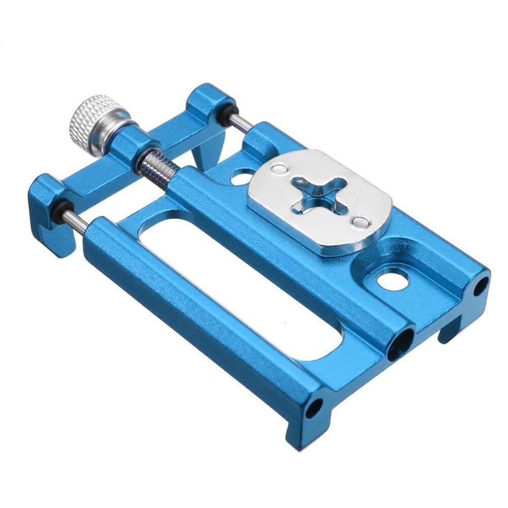 Solid Metal Bike Bicycle Motorcycle Handle Phone Mount Holder For CellPhone GPS Blue (blue)