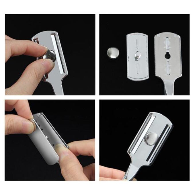 Barber Razors Straight Shaving Tool Professional For Haircut Gold