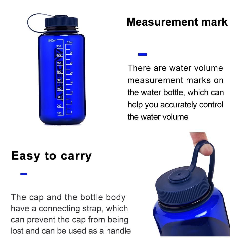 Widesea Camping 1100ML Water Bottle for Outdoor Drinking