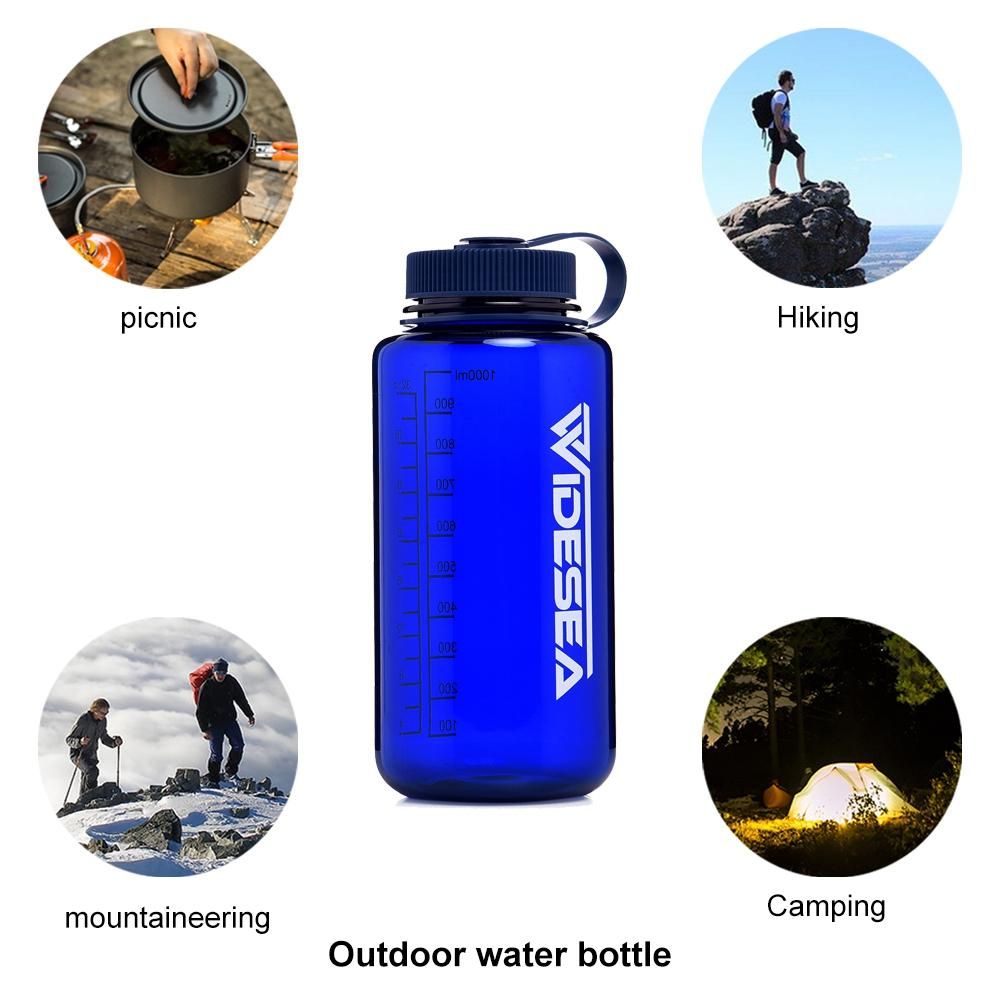 Widesea Camping 1100ML Water Bottle for Outdoor Drinking