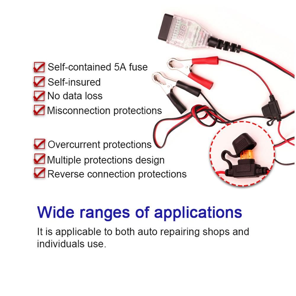 On-Board Diagnostics Battery Change Tool Car Computers Power-off Memory Battery Leak Detection