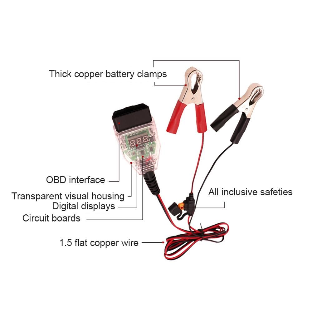 On-Board Diagnostics Battery Change Tool Car Computers Power-off Memory Battery Leak Detection