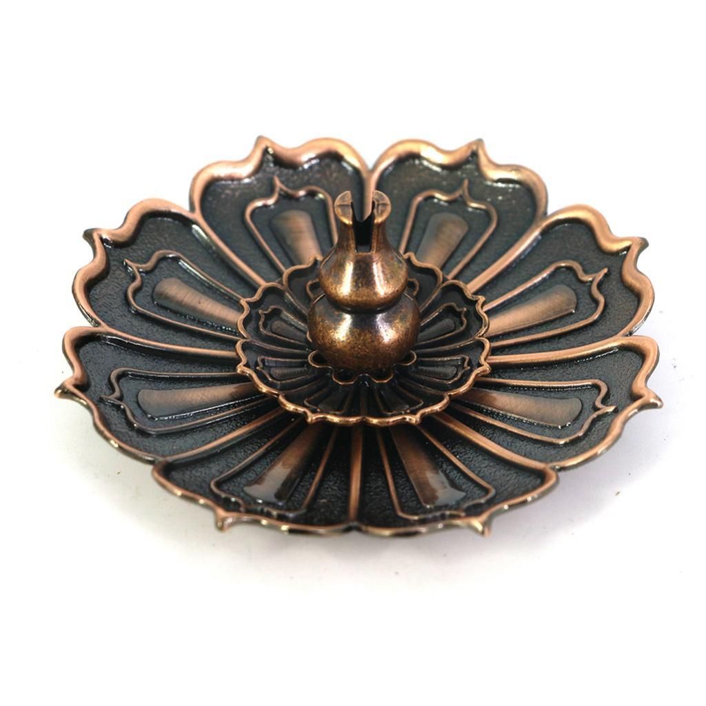 Lotus Shape Metal Candle Holder  Plate Table Decoration For