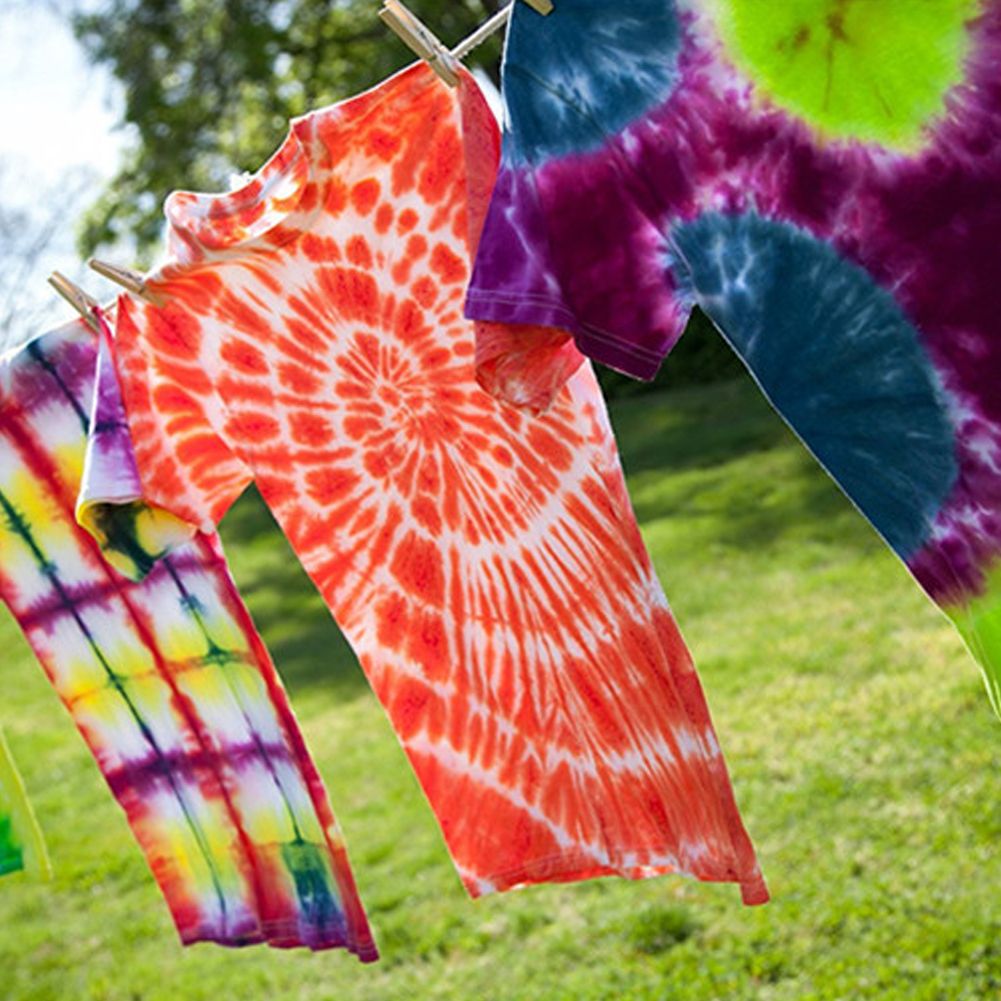 12pcs Colorful Tie Dye Kit Clothing Graffiti DIY Non Toxic Permanent Accessories Jacquard Fabric Textile Paints Craft