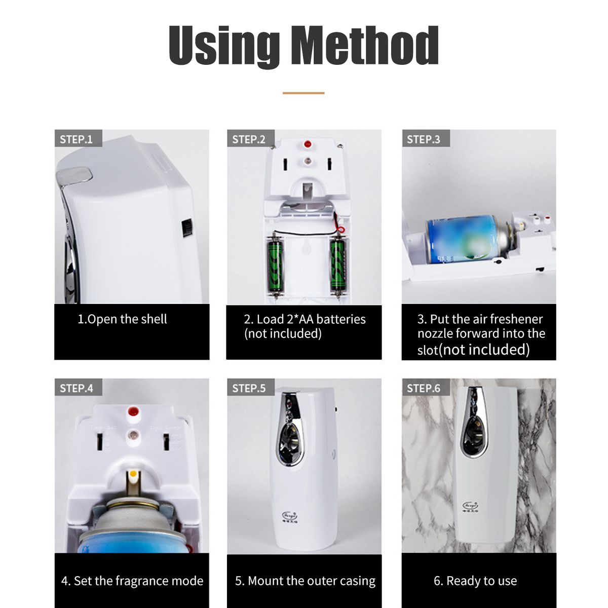Wall Mounted Automatic Air Freshener Spray Dispenser