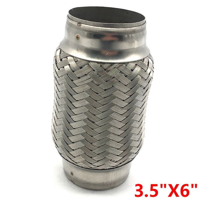 3.5"x 6" Universal Auto Exhaust Flexible Joint Repair Single Pipe Tube
