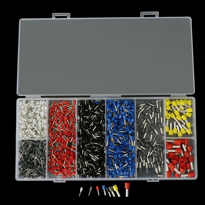 1200pcs Assorted Ferrule Wire Copper  Connector Wire Terminal