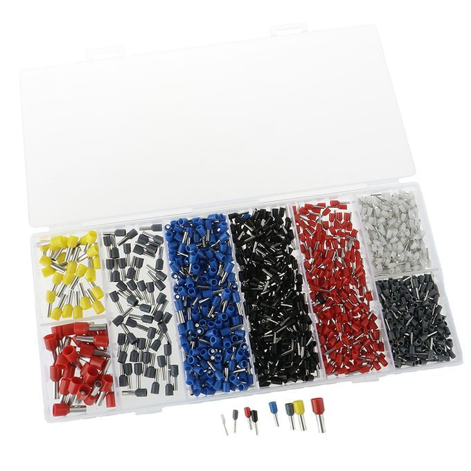 1200pcs Assorted Ferrule Wire Copper  Connector Wire Terminal
