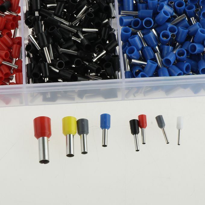 1200pcs Assorted Ferrule Wire Copper  Connector Wire Terminal