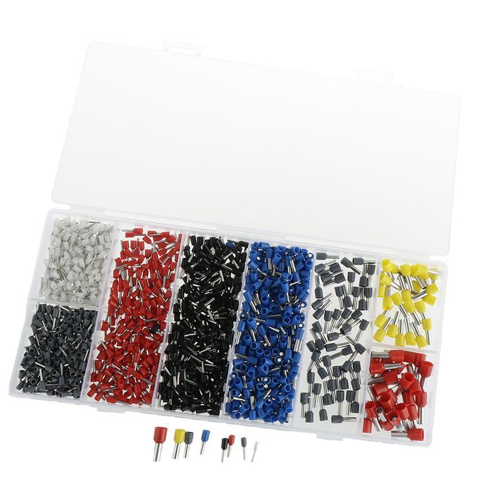 1200pcs Assorted Ferrule Wire Copper  Connector Wire Terminal