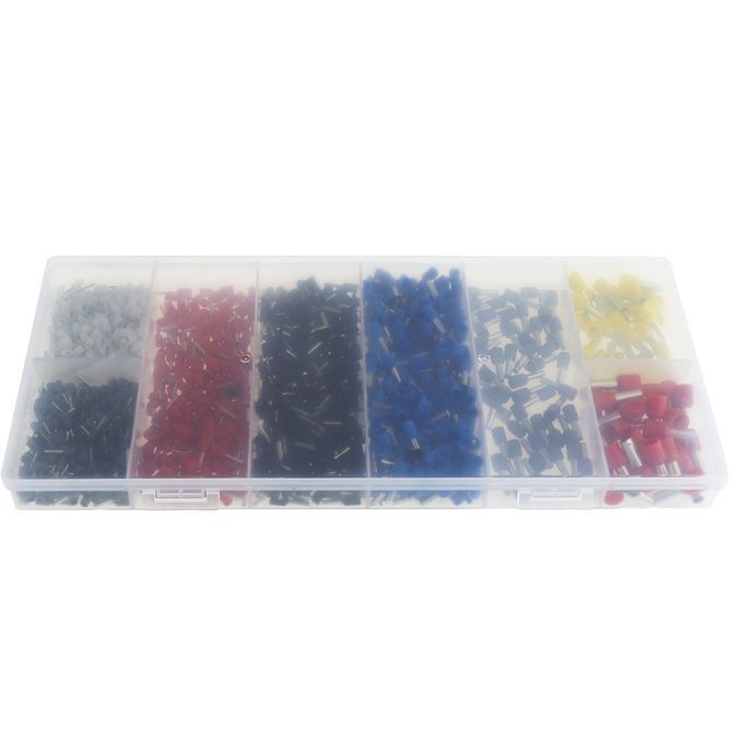 1200pcs Assorted Ferrule Wire Copper  Connector Wire Terminal