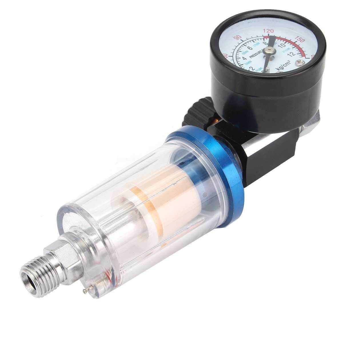 Spray Pneumatic Air Regulator + In-line Oil Water Trap Filter