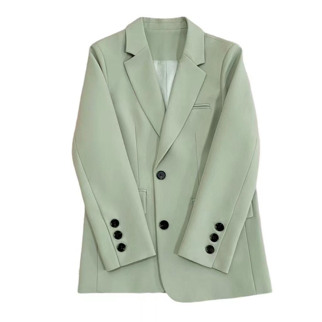 Pink Blazer Women's Autumn New Elegant British Style Niche Ladies High-End Suit Slim-Fit Casual Shirt