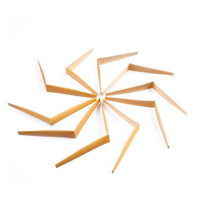 Pack20pcs Gouged Folded Oboe Reed Cane For Oboist Oboe Replacement
