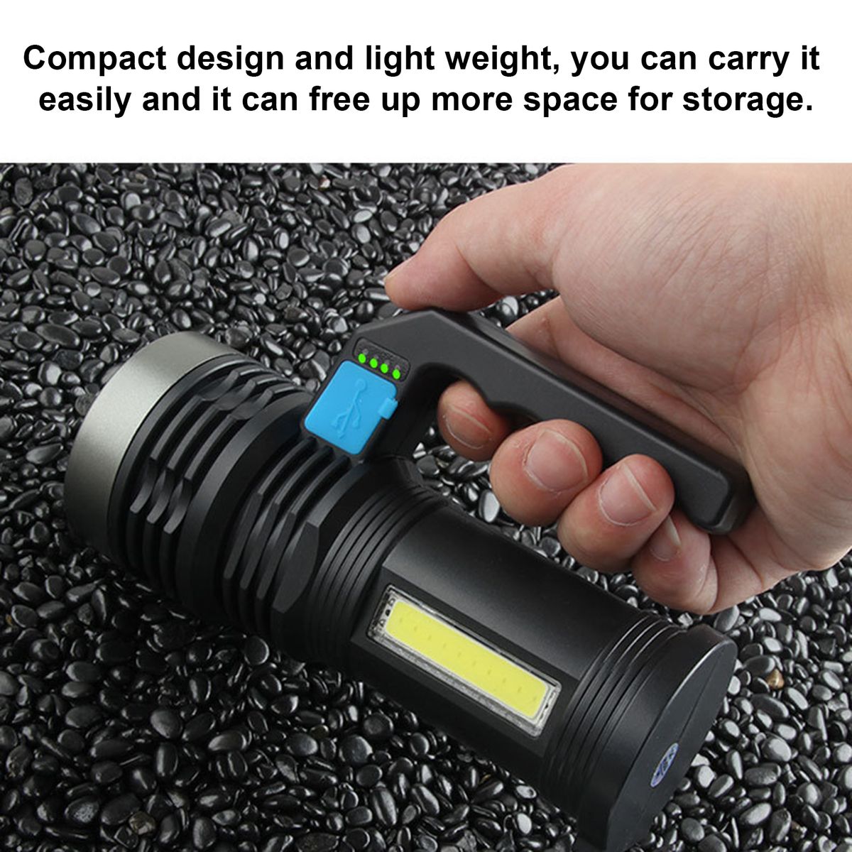 Rechargeable Strong Light Long-range Flashlight Home