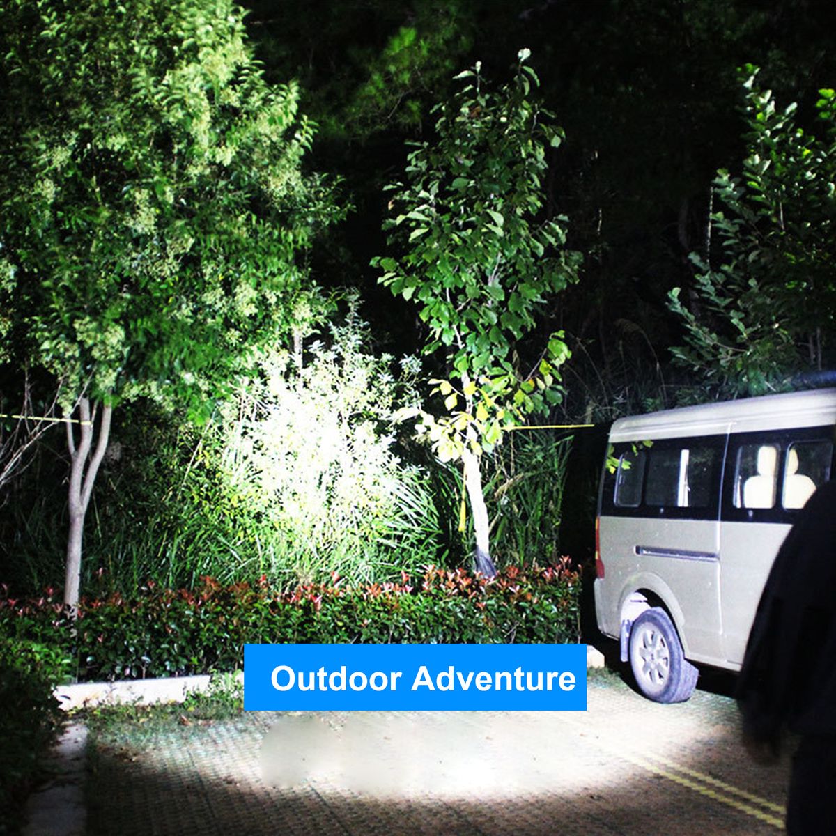 Rechargeable Strong Light Long-range Flashlight Home