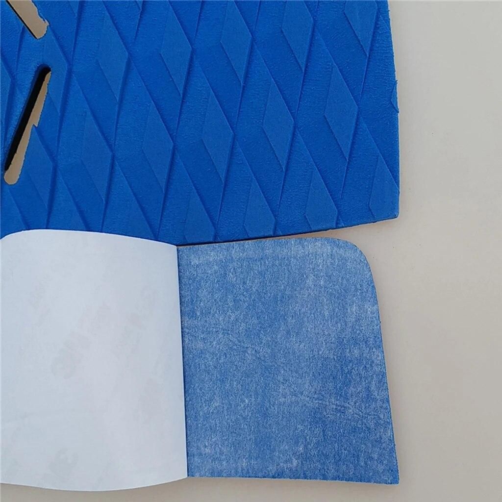3pcs Surf Deck Traction Pads Premium EVA Grip Tail Pad Adhesive Surfing Accessories for Surfboard Skimboard Paddleboard