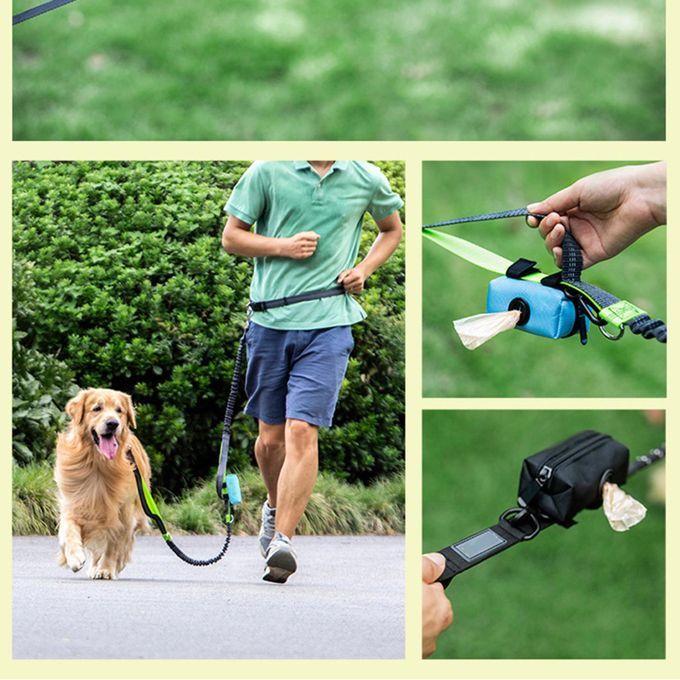 Portable Dog Poop Waste Bag Dispenser Poo Bags Holder Case For Blue