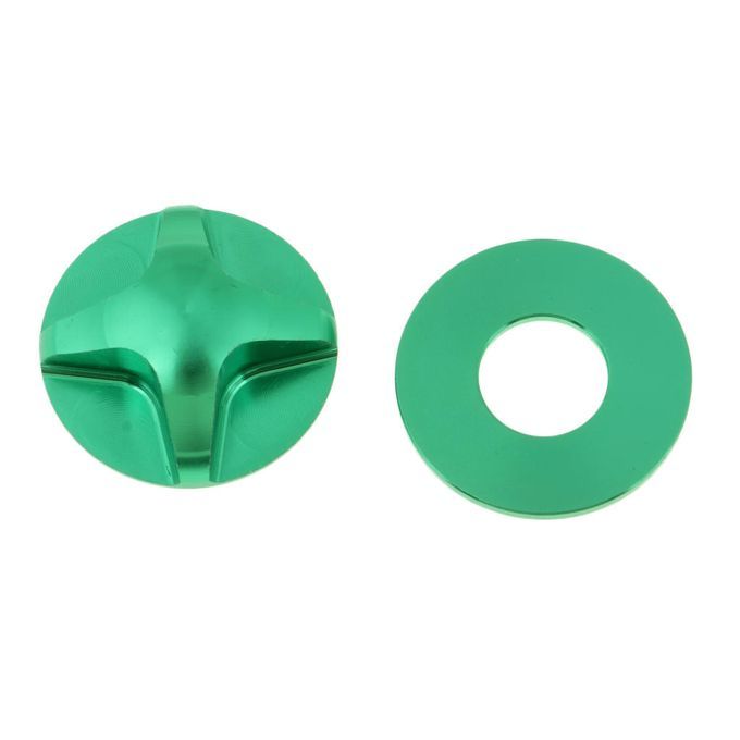 Mountain Road Bike Gas Value Cover MTB Front Fork Cap Protector Green