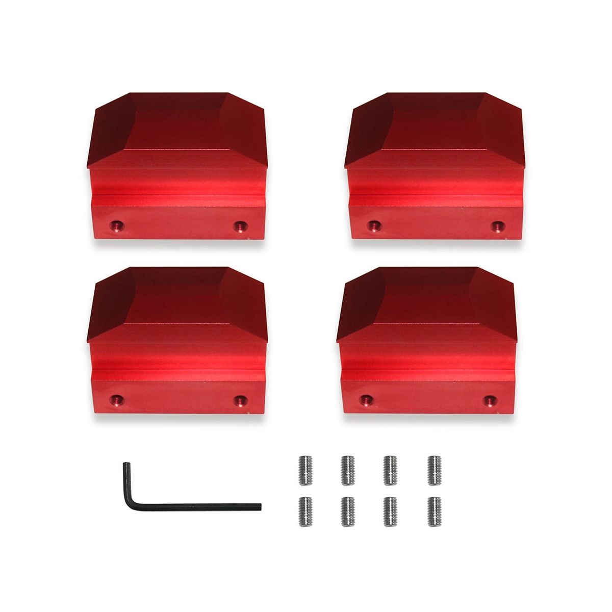 4 PCS Jack Pad Adapter Billet Anodized Jacking Lifting