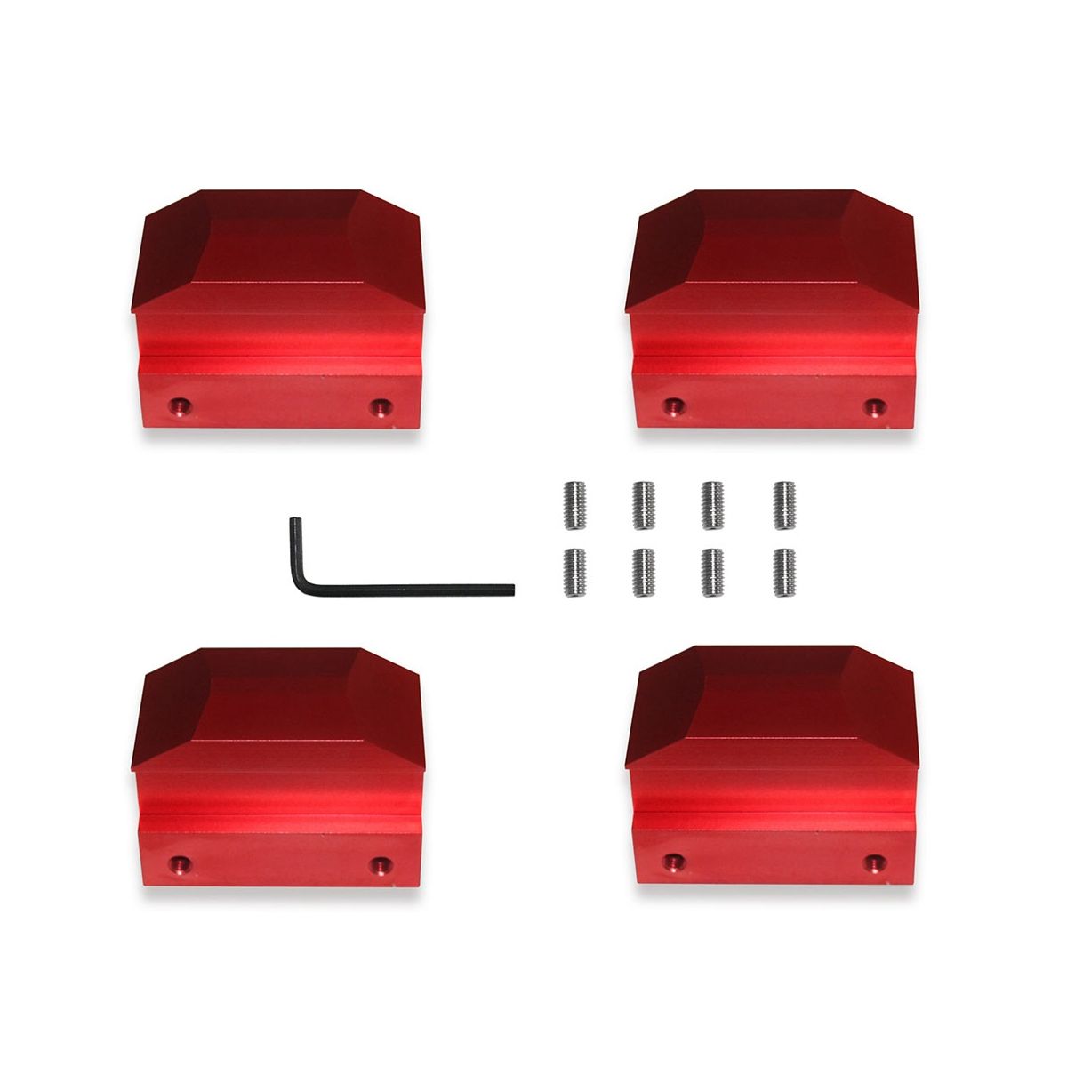 4 PCS Jack Pad Adapter Billet Anodized Jacking Lifting