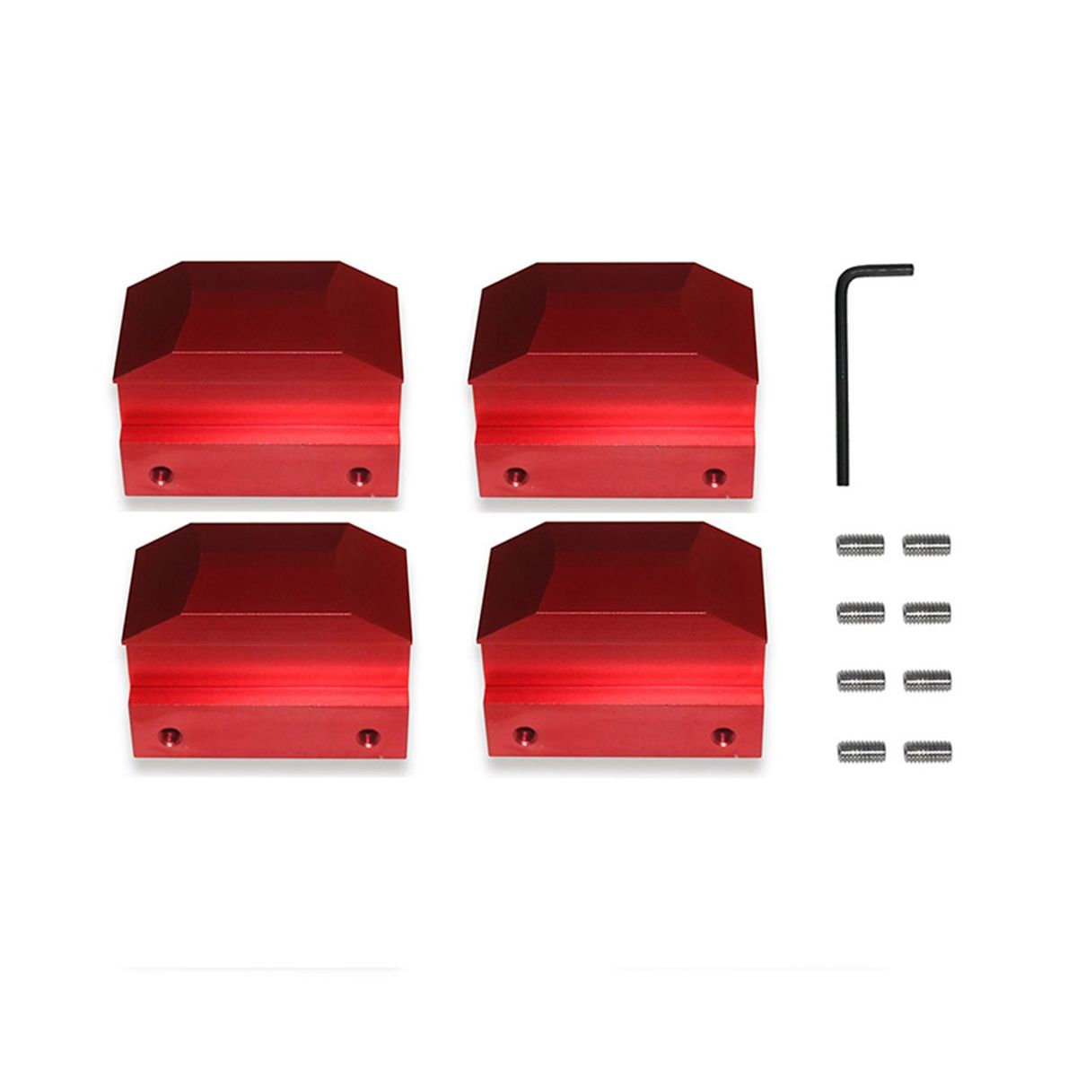 4 PCS Jack Pad Adapter Billet Anodized Jacking Lifting