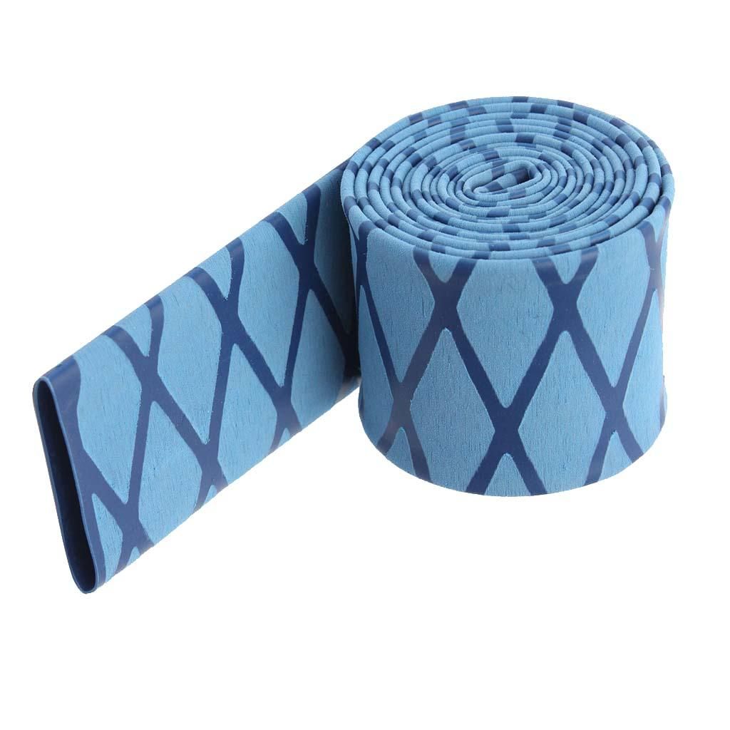 Rubber 1m Heat Shrink Wrap Tube Rod Building & Repair 28mm Blue