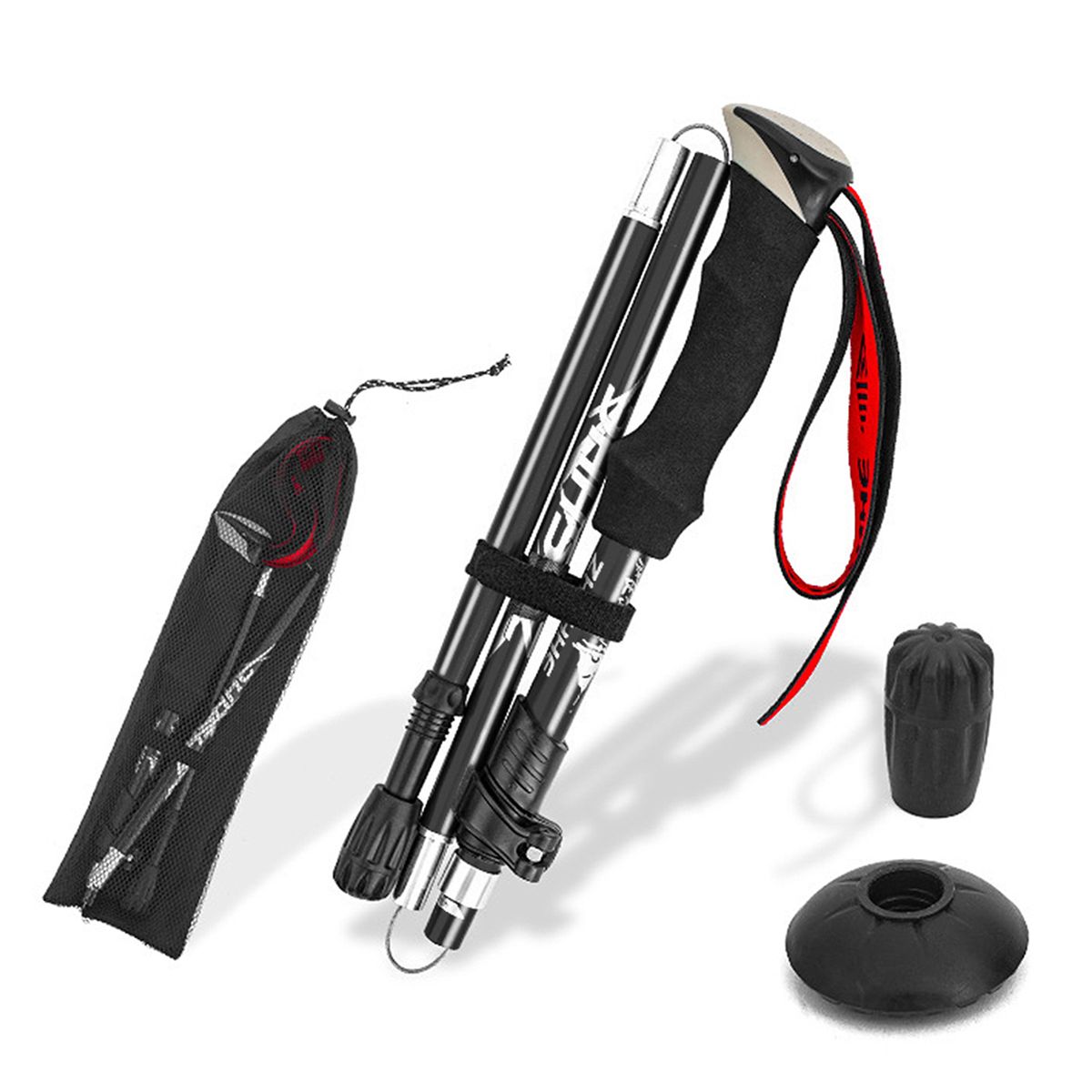 Lightweight Collapsible Trekking Pole Five-fold Walking