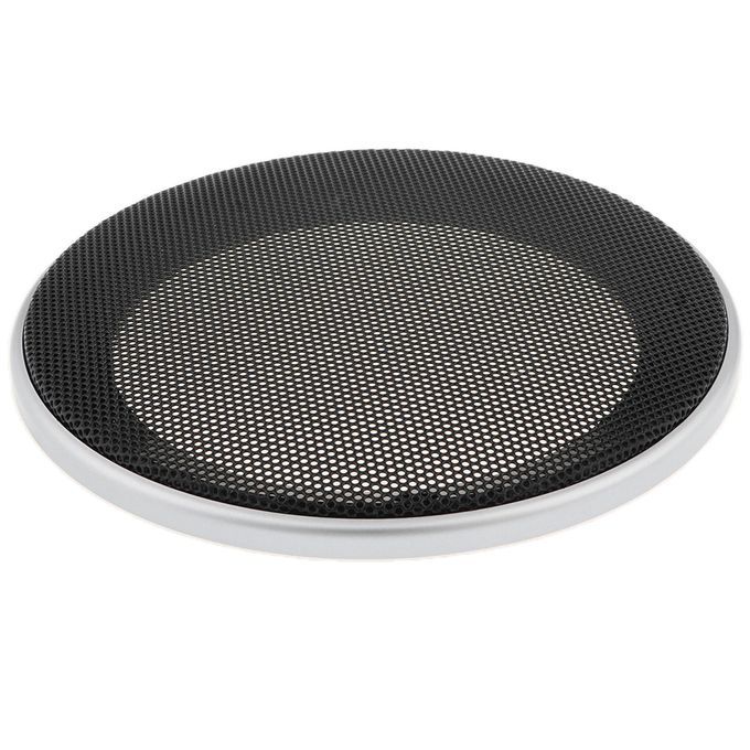 Replacement Car Audio Speaker Cover Decorative Circle Silver 8inch