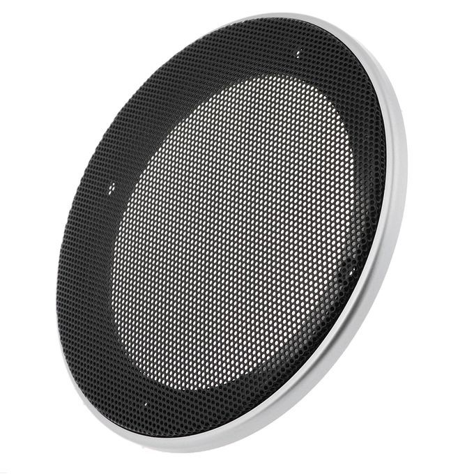 Replacement Car Audio Speaker Cover Decorative Circle Silver 8inch