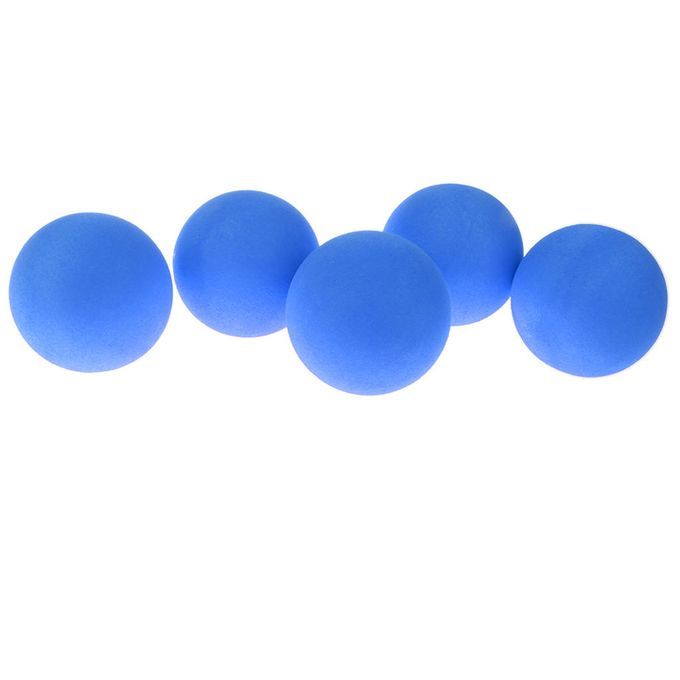 5pcs Kids Bouncing Tennis Ball Jumping Sponge Ball Developmental Blue